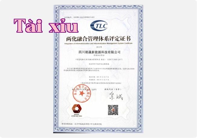 Chứng nhận Hệ thống Quản lý Đổi mới Công nghiệp và Công nghệ hai hóa
